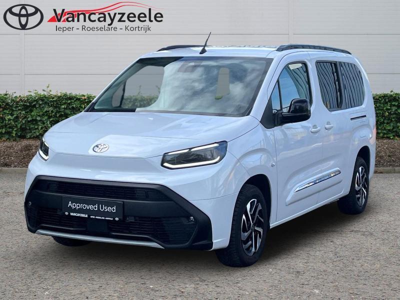 Toyota ProAce City Verso LWB Family 7pl+cam+gps+sens V+A+das, Auto's, Monovolume, ProAce, Wit, 130 pk