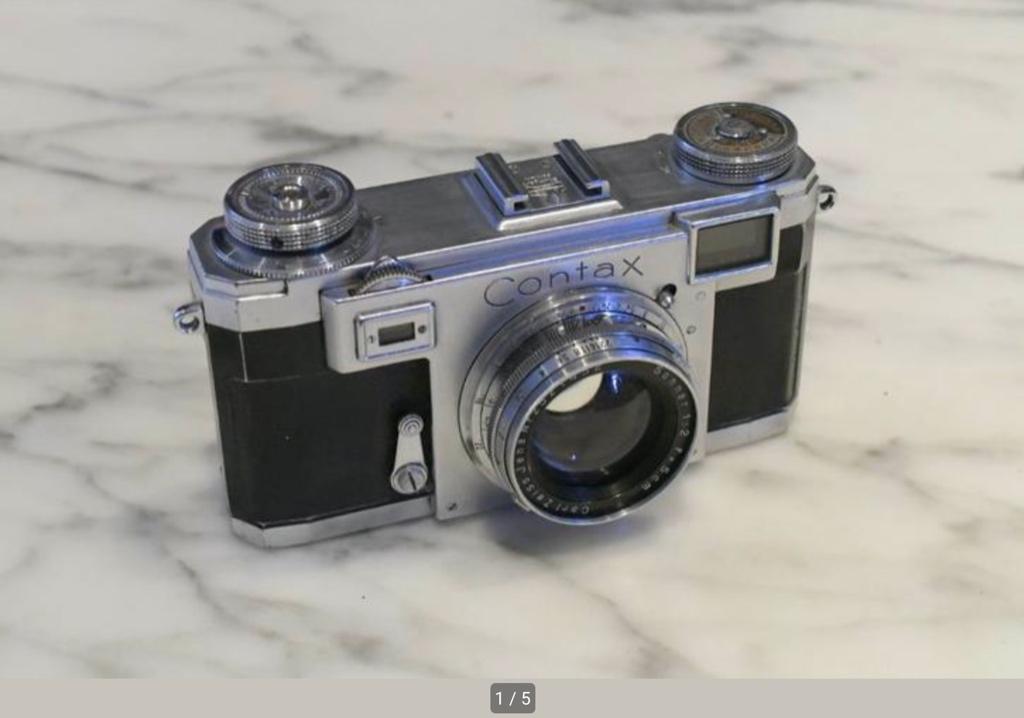 Contax IIa avec sonnar f/2 de 5 cm, Enlèvement ou Envoi, 1960 à 1980, Appareils photo