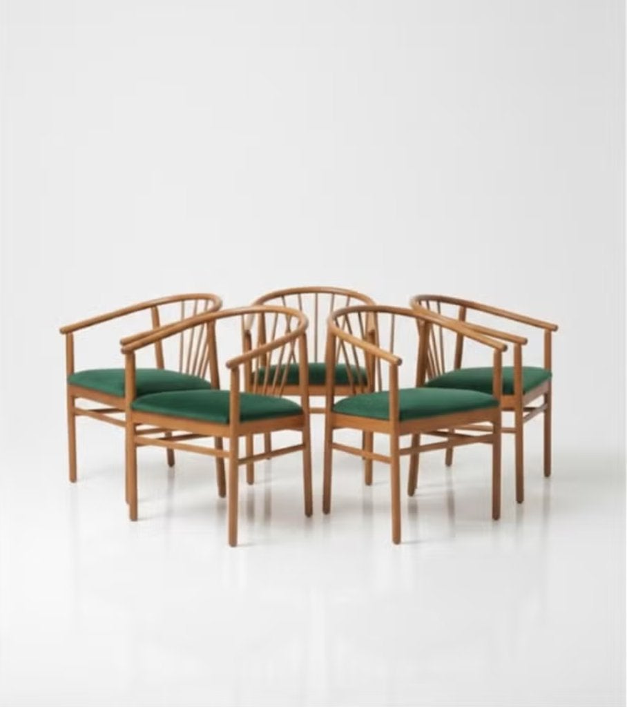 vintage stoelen, Huis en Inrichting, Stoelen, Ophalen, Zwart