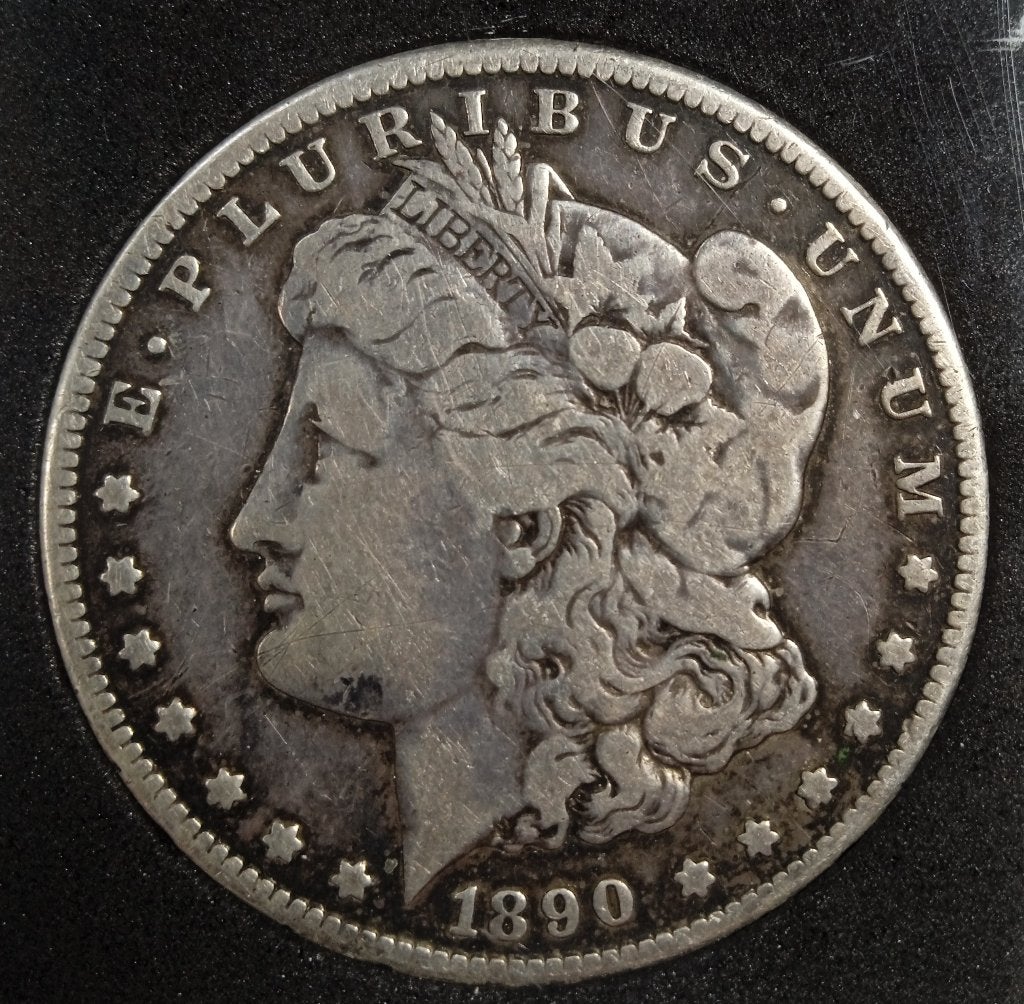 Morgan Dollar 1890 CC - Amerika - USA, Verzenden, Noord-Amerika, Losse munt, Zilver