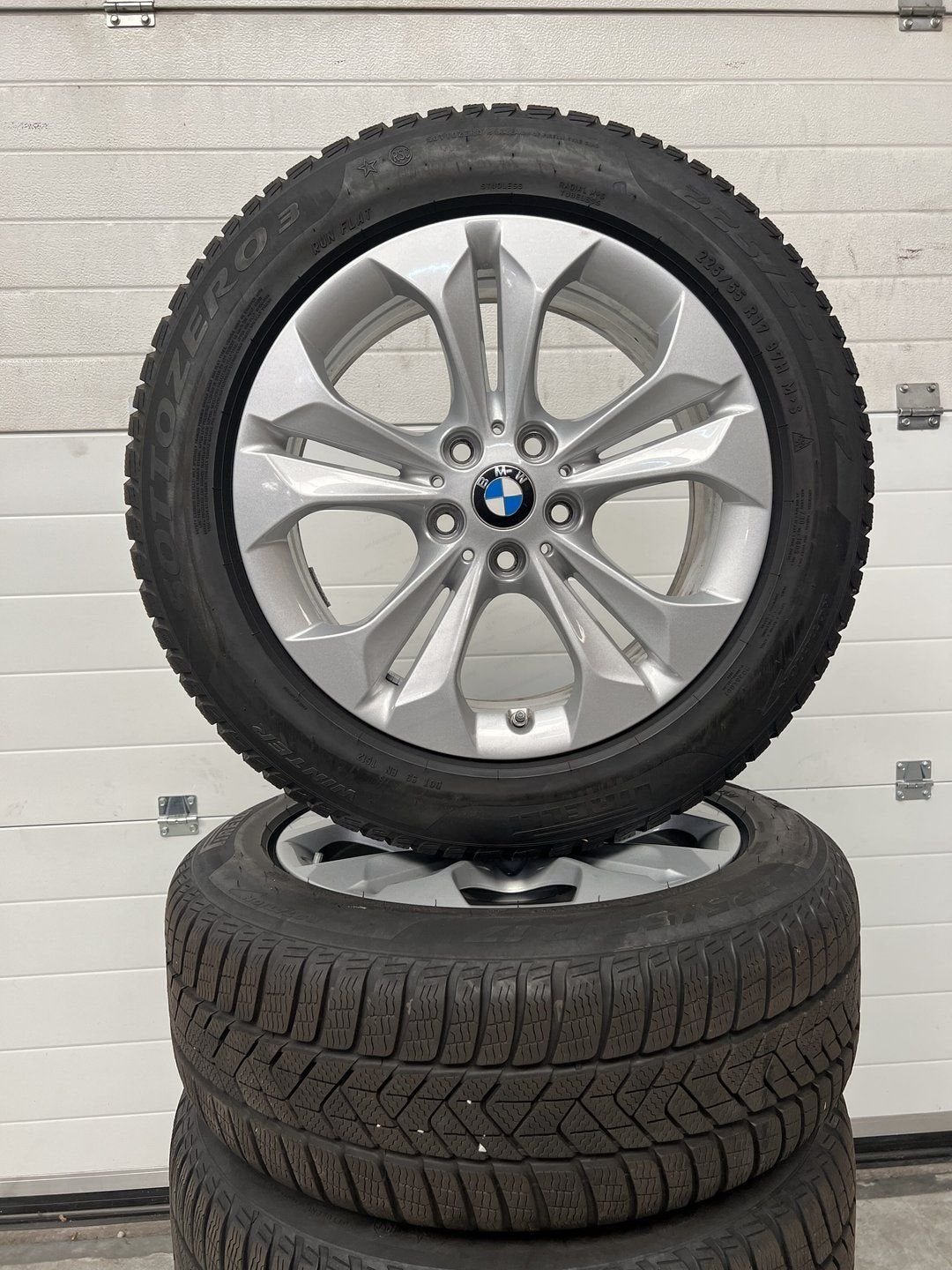 17’’ BMW U11  X1 F48 X2 F39 VELGEN WINTERBANDEN ORIG RFT ST, Gebruikt, -, -, Banden en Velgen