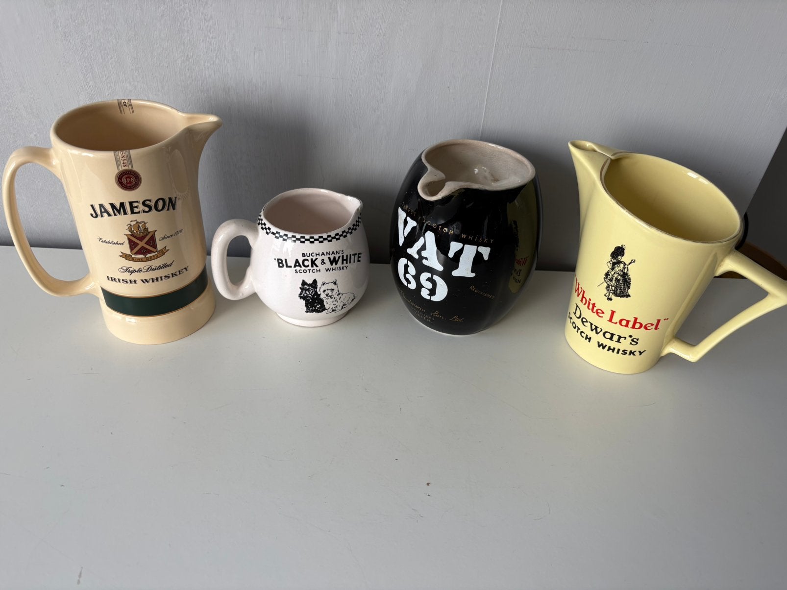 4 WHISKYkaraffen, Ophalen of Verzenden
