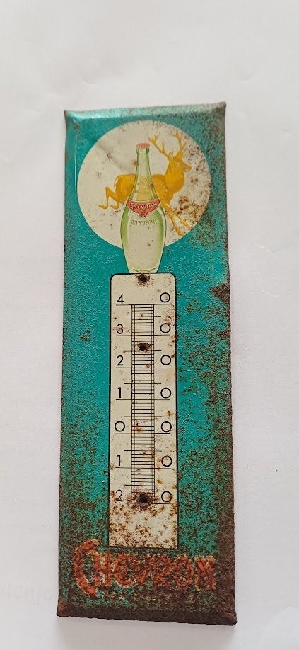 ancien thermomètre chevron, Enlèvement ou Envoi