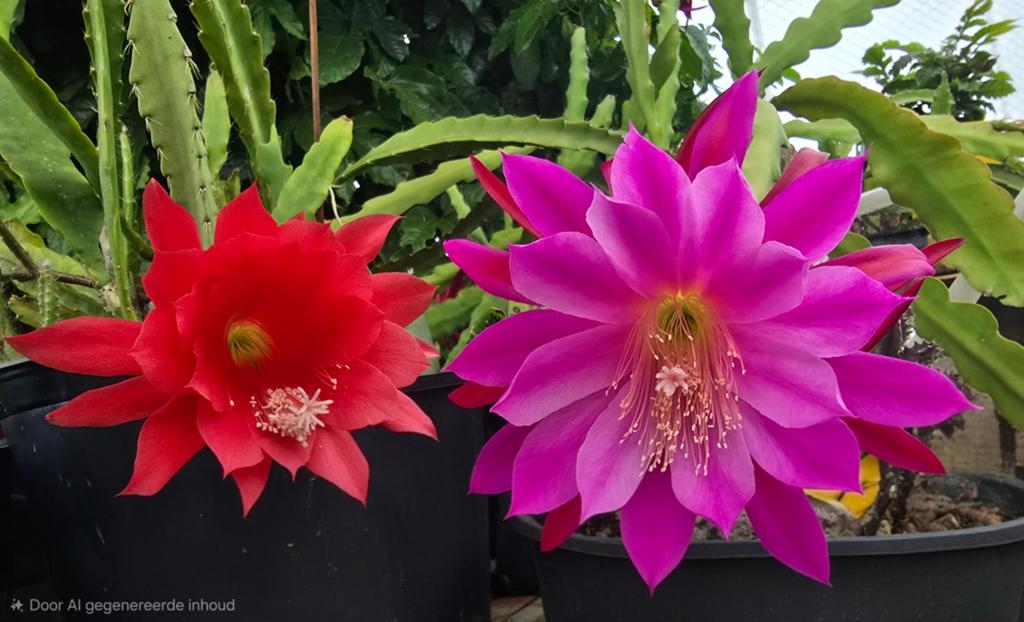 Magnifique épiphyllum fleuri ou cactus orchidée (2 espèces), Enlèvement ou Envoi