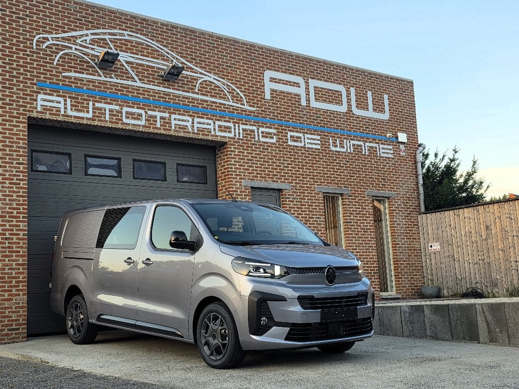 Citroën Jumpy Dub Cab 6Zits NIEUW 0KM 2026 - 180PK Automaat, Auto's, Stof, Citroën, Bedrijf, Diesel