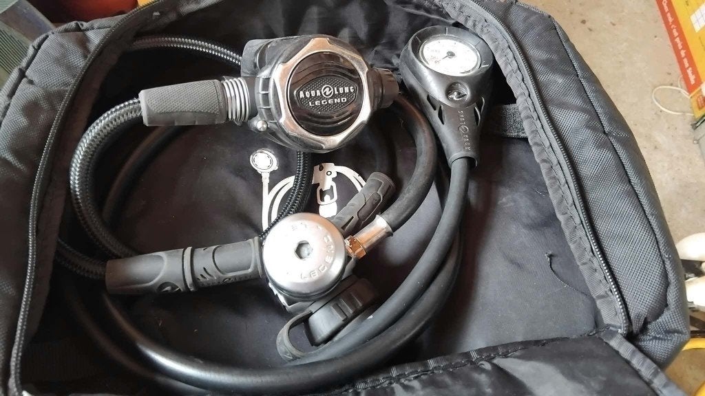 Détendeur plongée aqualung légend complet 300bars din ++, Enlèvement ou Envoi, Comme neuf, Autres types