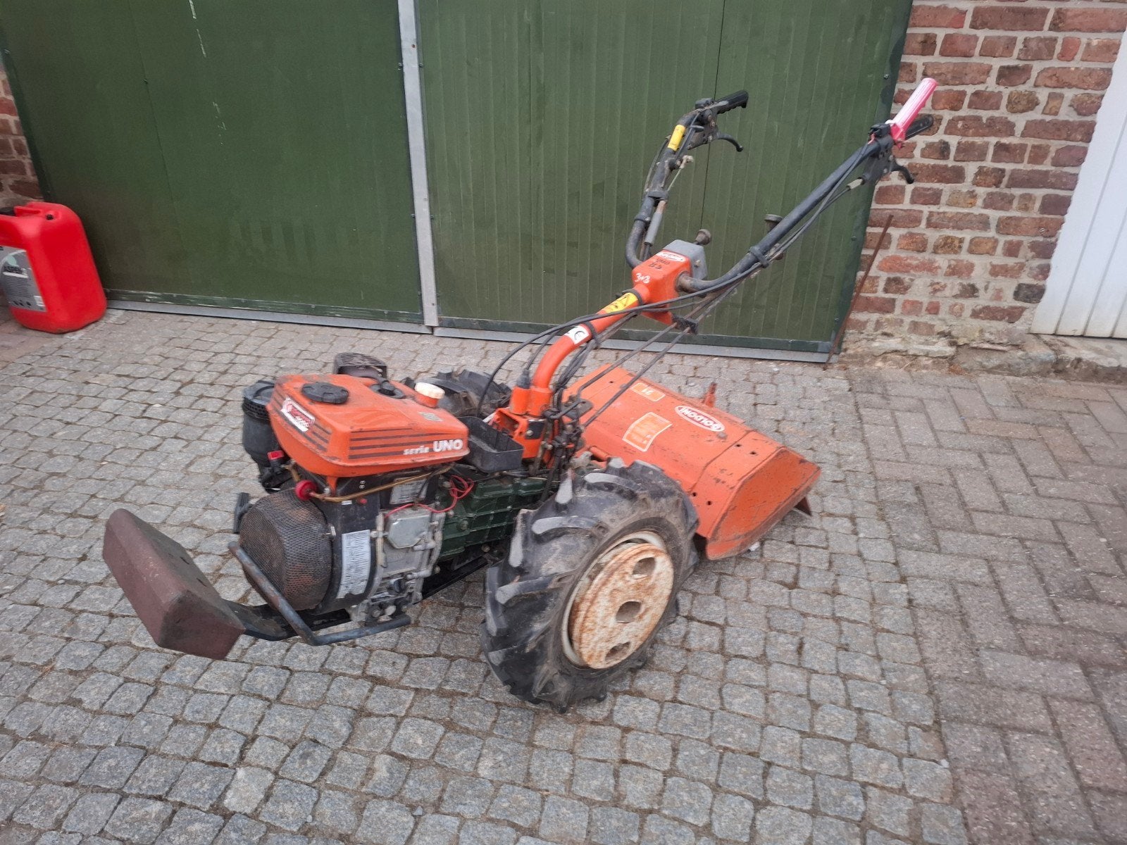 goldoni uno 8s in originele staat uit hobbytuin, Tuin en Terras, Ophalen, Gebruikt, Versnellingen, Minder dan 90 cm