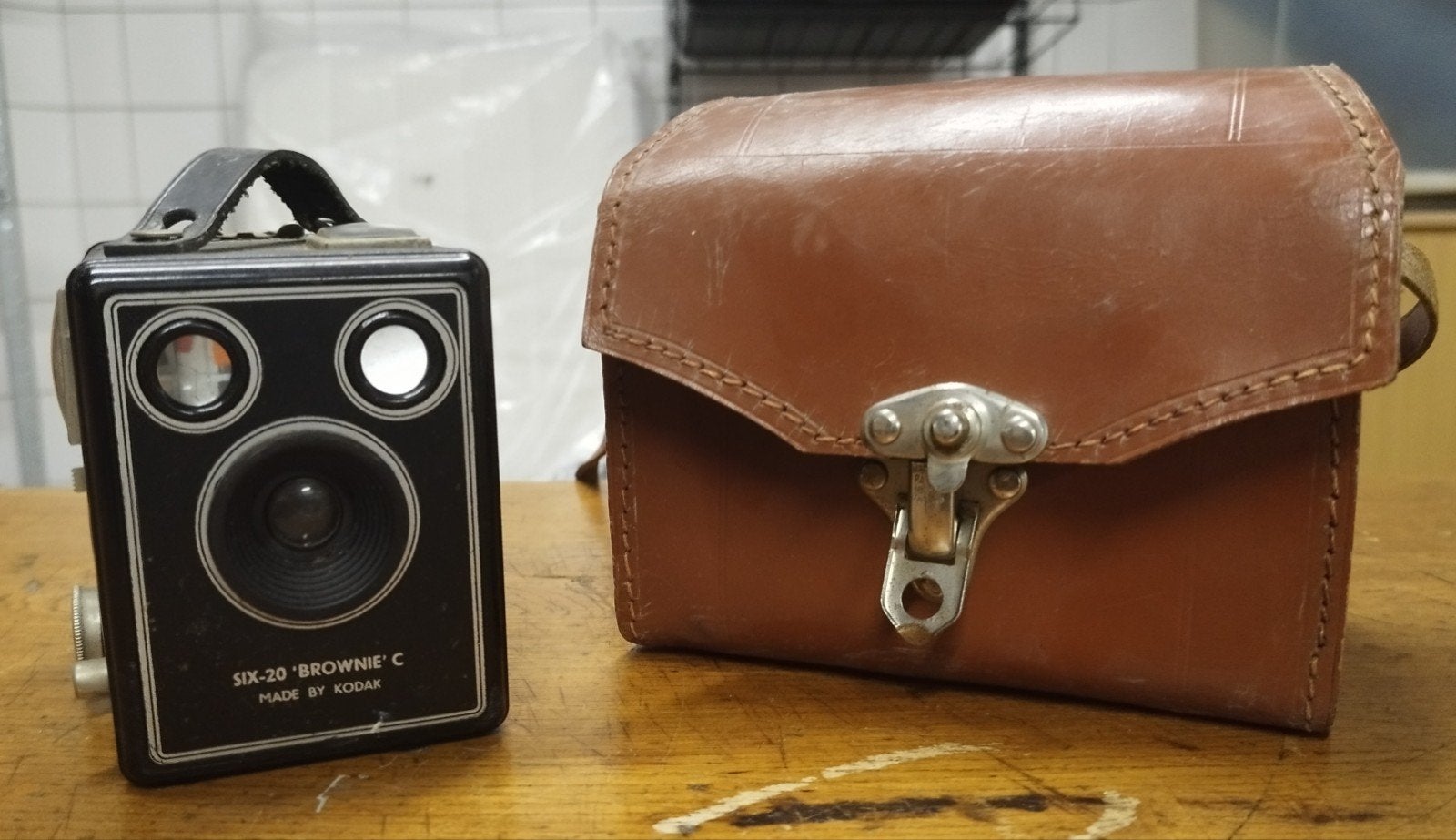 oude camera, Ophalen