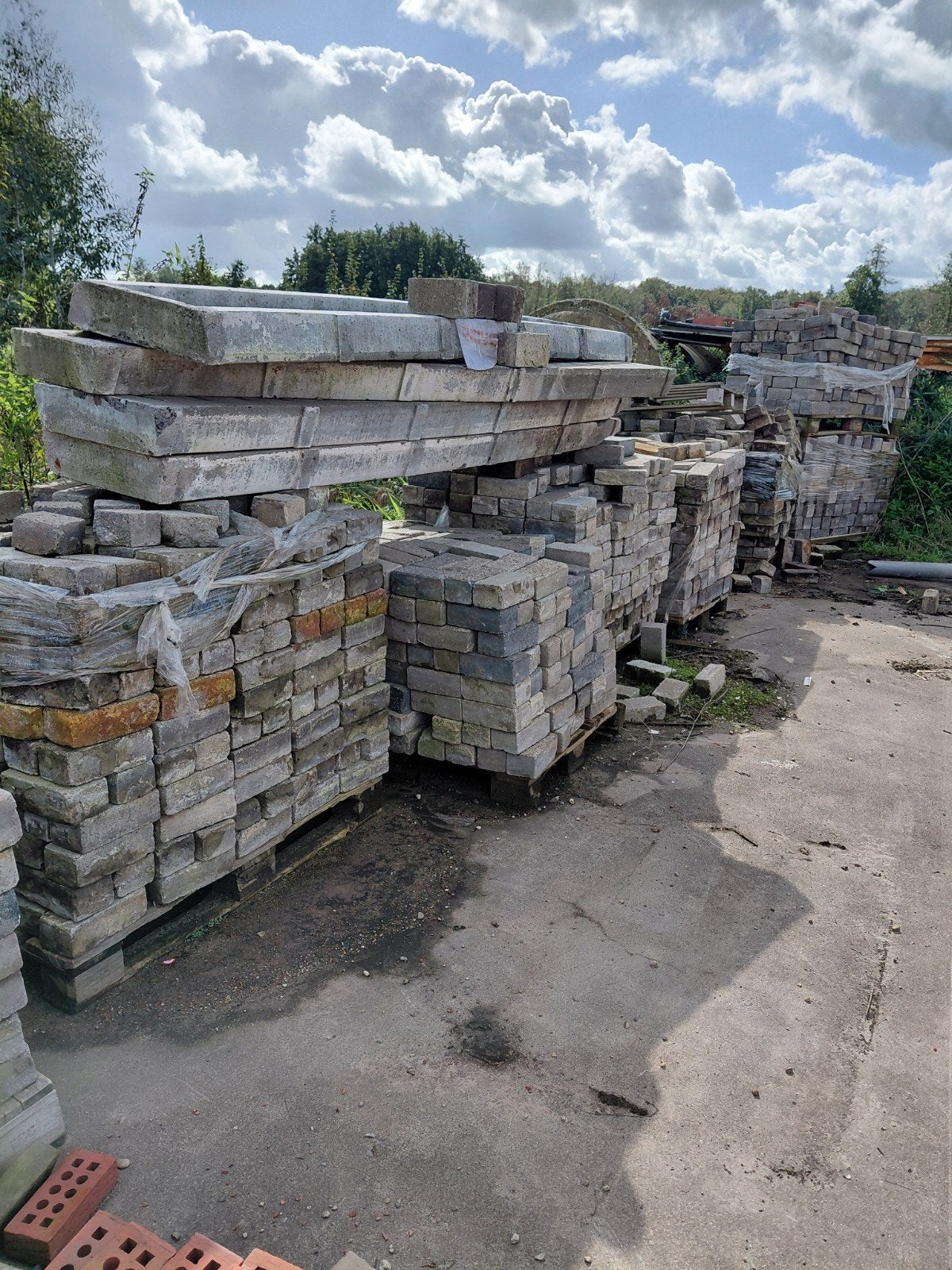 partij betonklinkers, Doe-het-zelf en Bouw, Ophalen