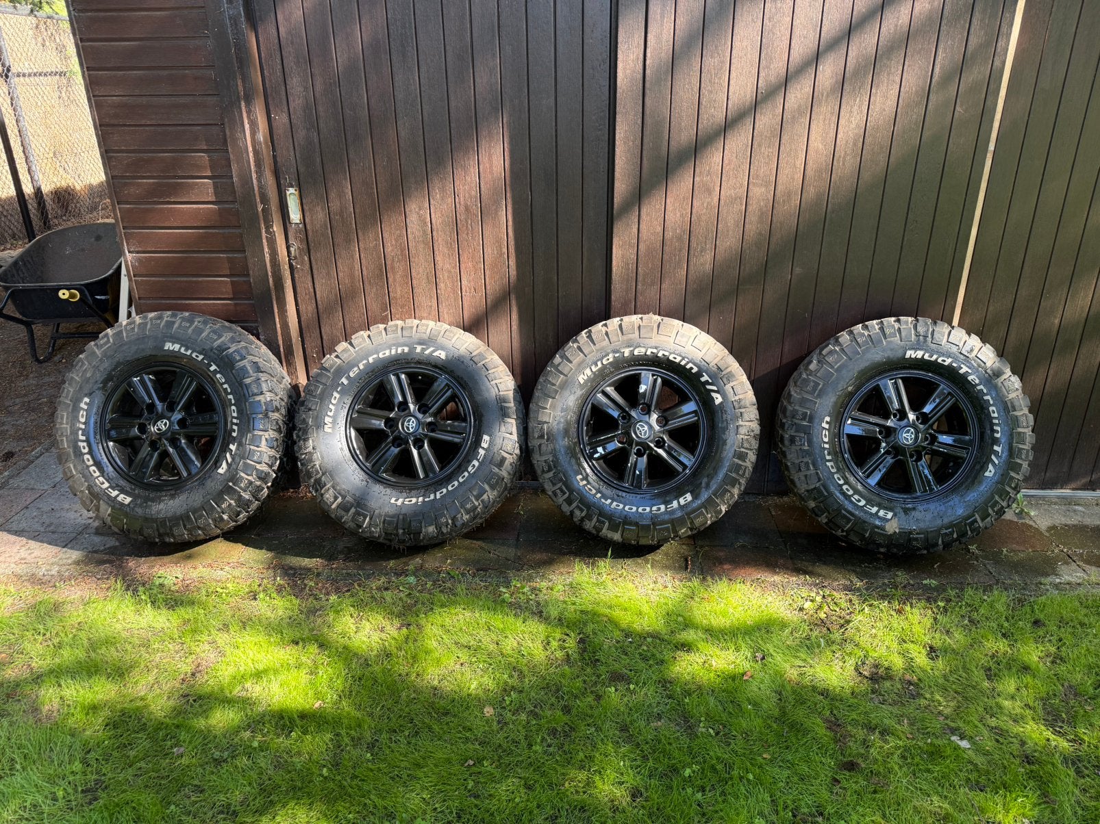 alu velgen met mud terrain banden, Auto-onderdelen, Banden en Velgen, Ophalen, Band(en)