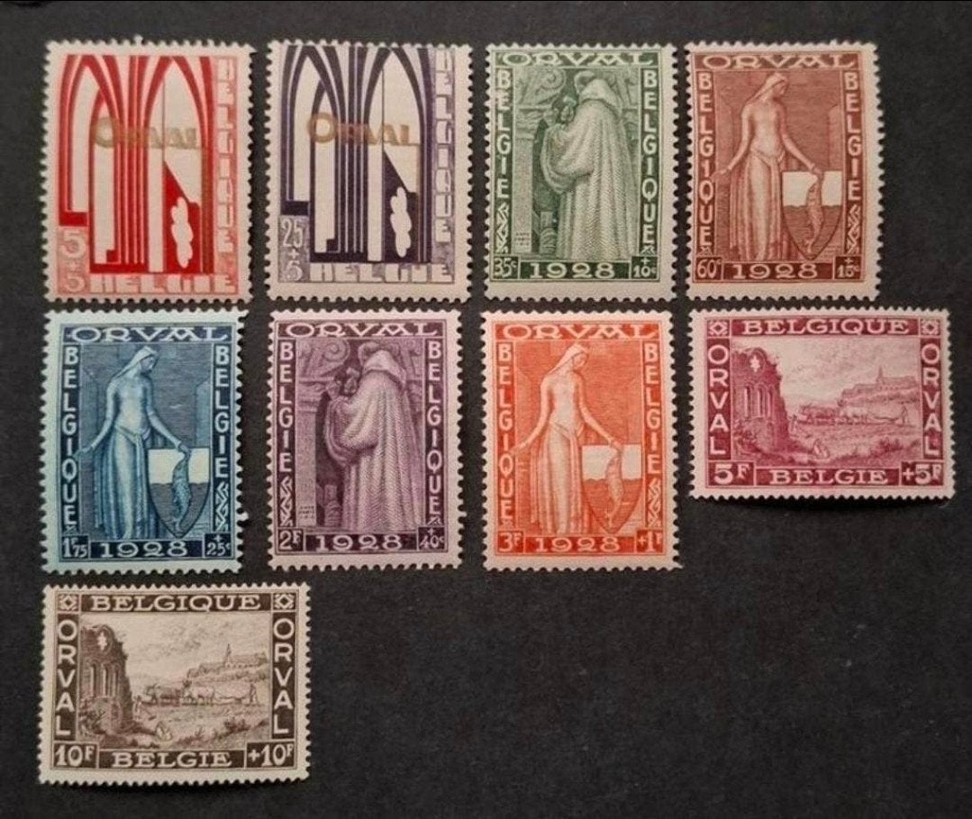 Belgique : COBP 258/66 ** Premier Orval 1928, Sans timbre, Neuf, Enlèvement ou Envoi, Non oblitéré