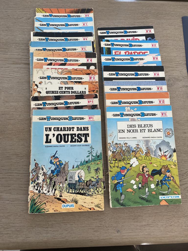 BD Tuniques Bleues, Livres, Plusieurs BD, Lambil/Cauvin, Enlèvement, Utilisé