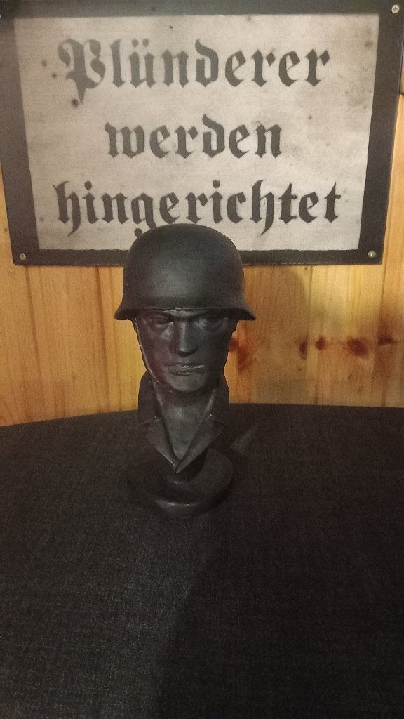 Buste de Fallschirmjäger de la Seconde Guerre mondiale, Enlèvement ou Envoi