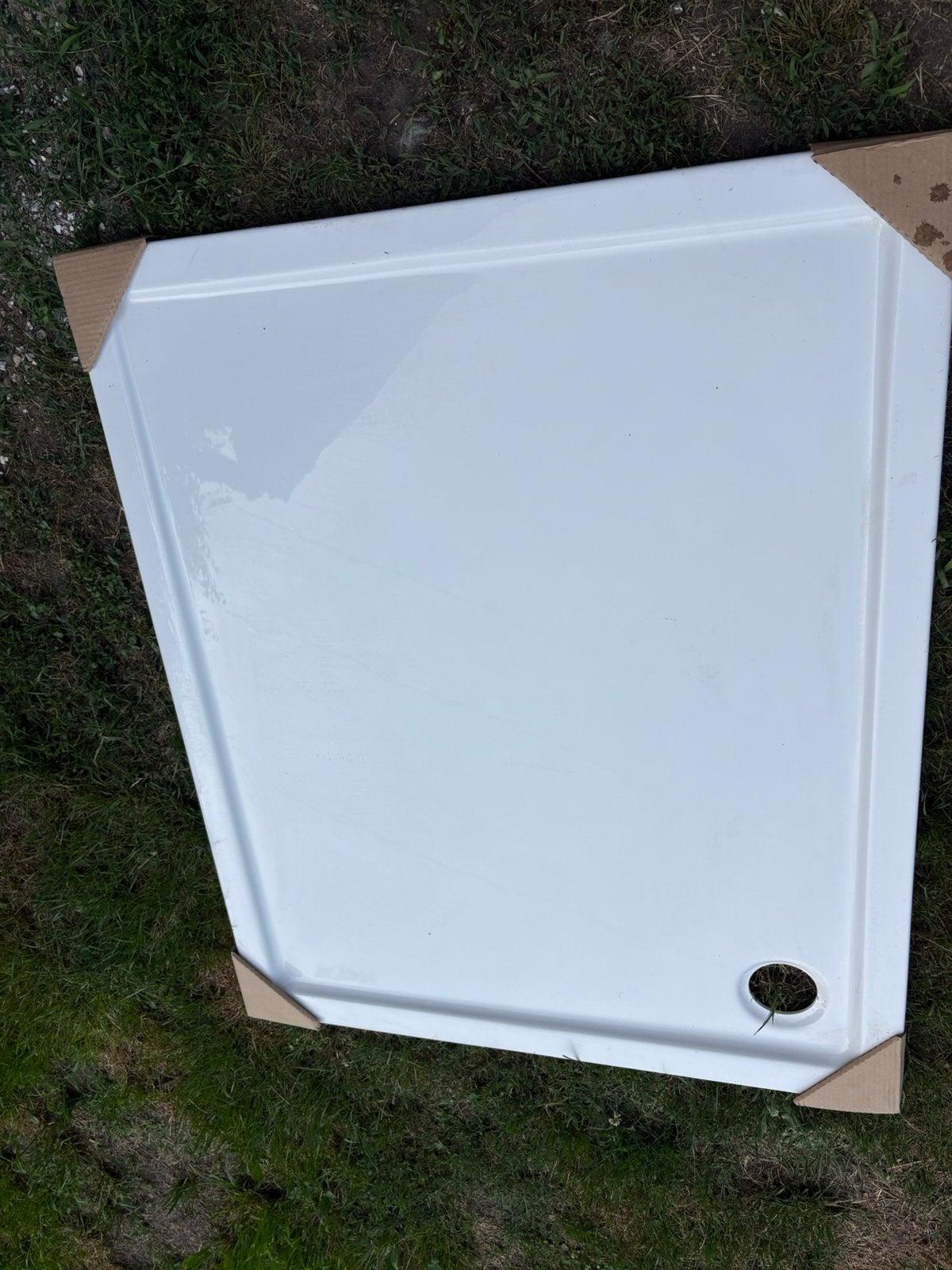 Nieuwe douchebak 100x120x3,5 cm met Crosswater sifon, Doe-het-zelf en Bouw, Ophalen, Nieuw
