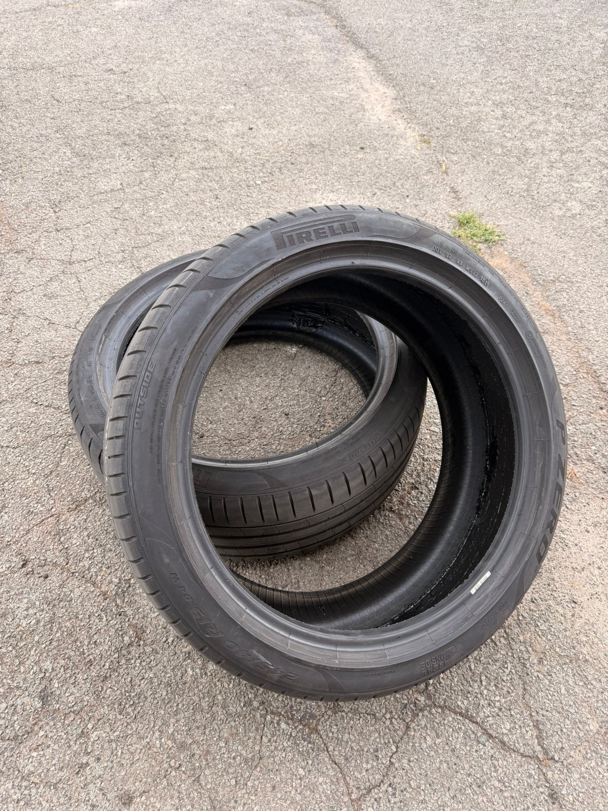 PIRELLI P ZERO 245/40R19 BANDEN, Band(en), Ophalen, 19 inch, Gebruikt