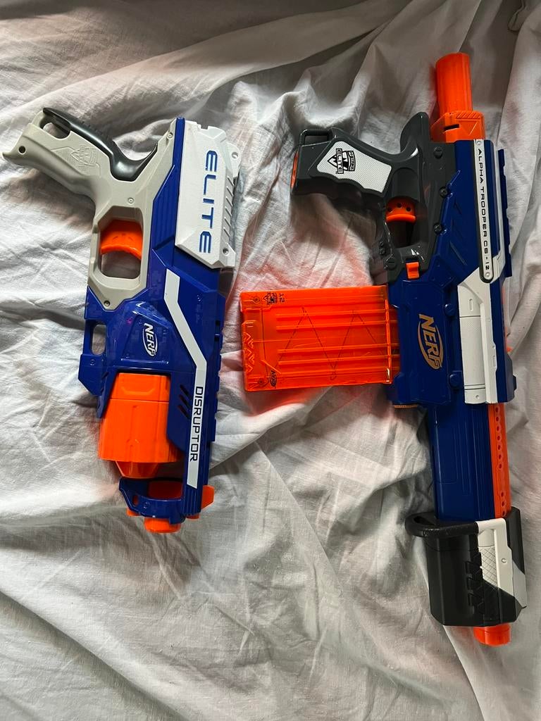Nerf pistolen, Enlèvement, Utilisé