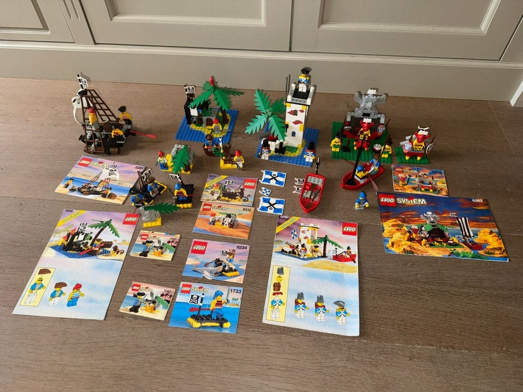 Lego Vintage Pirates lot, Enlèvement ou Envoi, Lego, Ensemble complet, Pirates