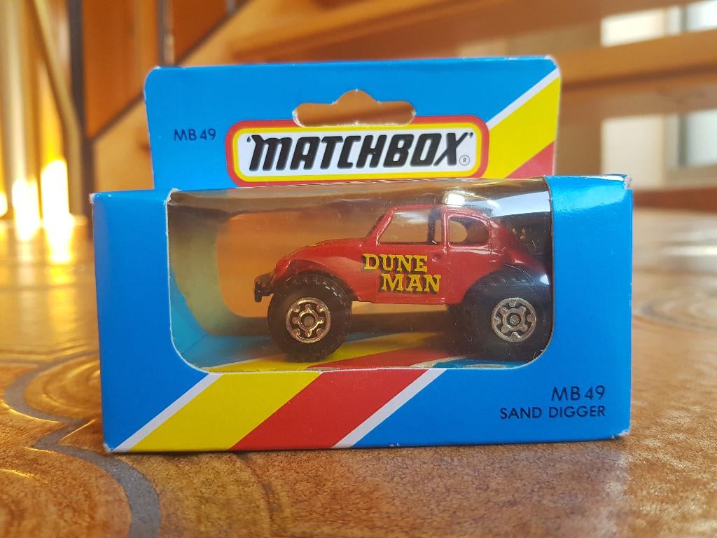 Matchbox Superfast MB49 VW Beetle Sand Digger Red Vintage, Ophalen of Verzenden, Nieuw, Auto