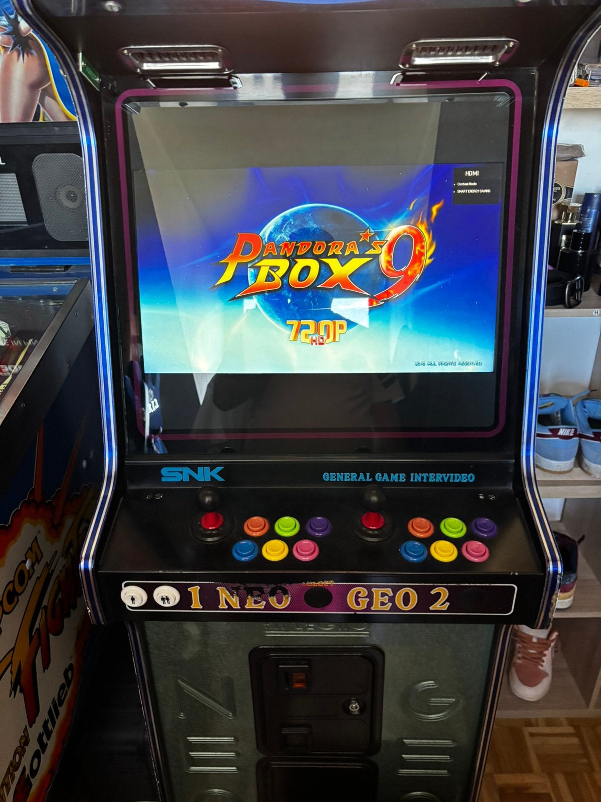 Originele arcadekast Neo Geo kist uit de jaren 90, Ophalen, Zo goed als nieuw