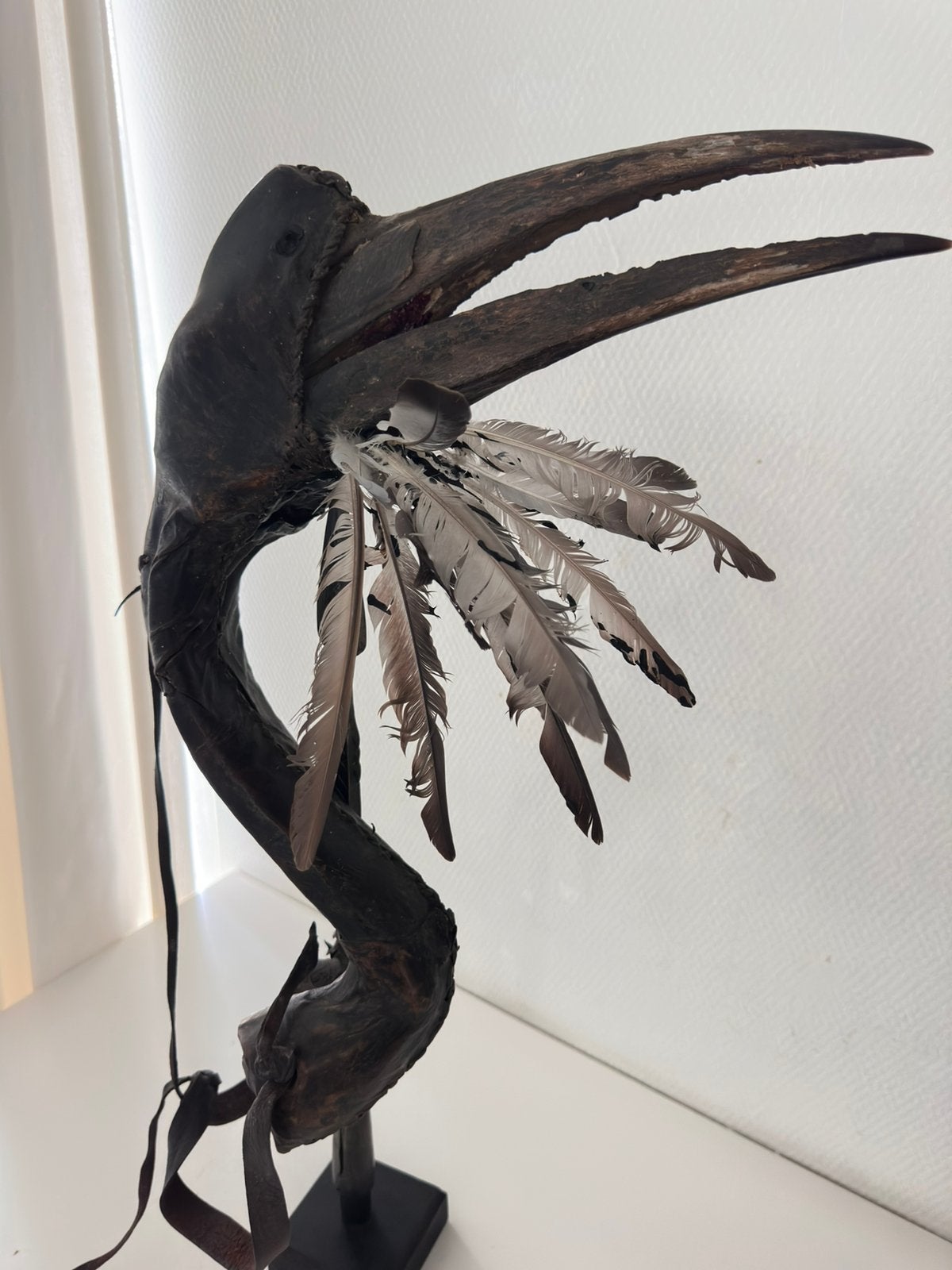 Kota Mabula Hornbill VOODOO  Fétiche collectie  1940, Antiek en Kunst, Afrika, Ophalen of Verzenden, Beeld