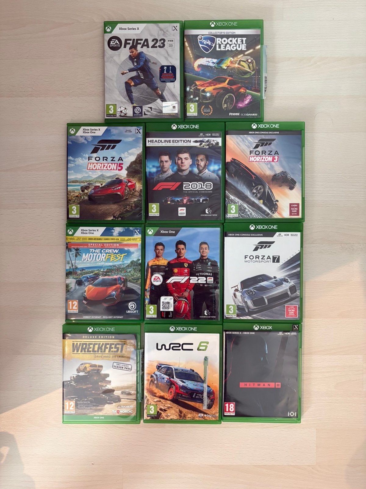 11 jeux Xbox en vente : Forza, F1, The Crew, Hitman, Consoles de jeu & Jeux vidéo, Enlèvement ou Envoi, Comme neuf