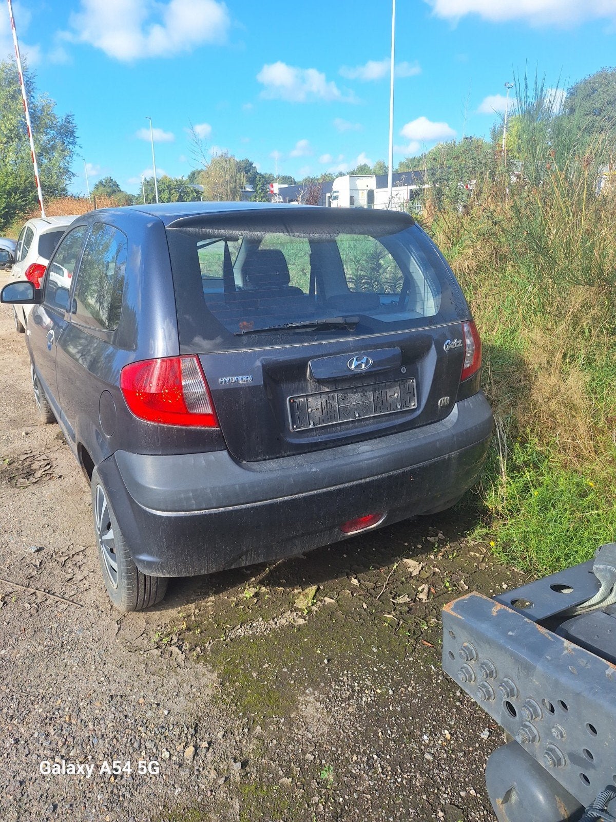 Hyundai Getz ==> MOET DRINGEND WEG, Auto's, Voorwielaandrijving, Stof, Zwart, Blauw