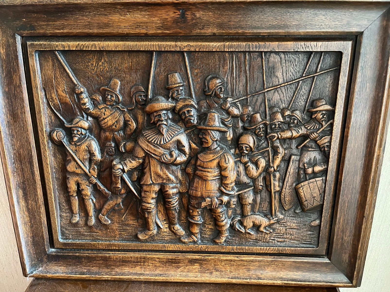 Retro houten kader, Ophalen, Klassiek, Hout, Houtsnijwerk