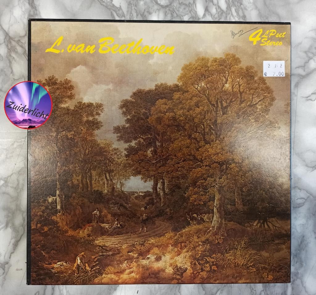 Ludwig van Beethoven - Box - 4LP's, CD & DVD, Vinyles | Classique, 12 pouces, Enlèvement, Utilisé, Classicisme