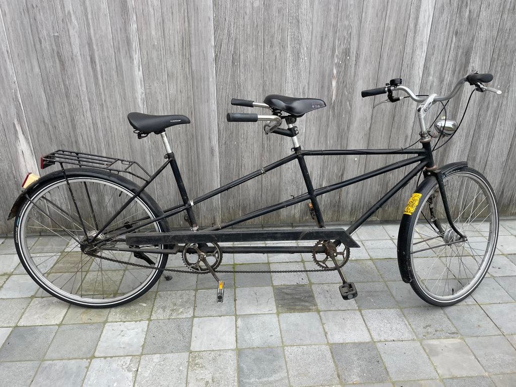 Tandem retro, Fietsen en Brommers, Ophalen, Gebruikt, Minder dan 10 versnellingen