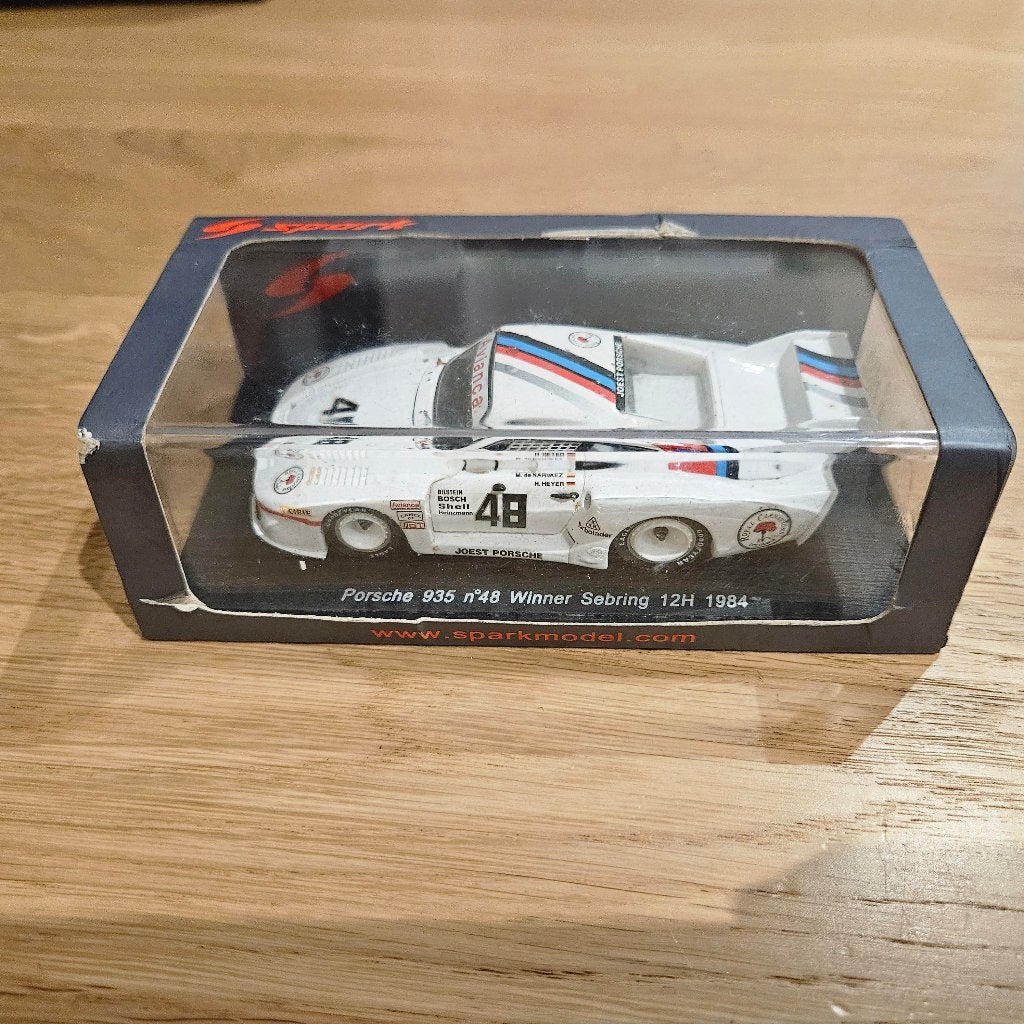 SPARK Porsche 935 n48 Winner Sebring 12H 1984 1/43, Ophalen of Verzenden, Nieuw, Auto