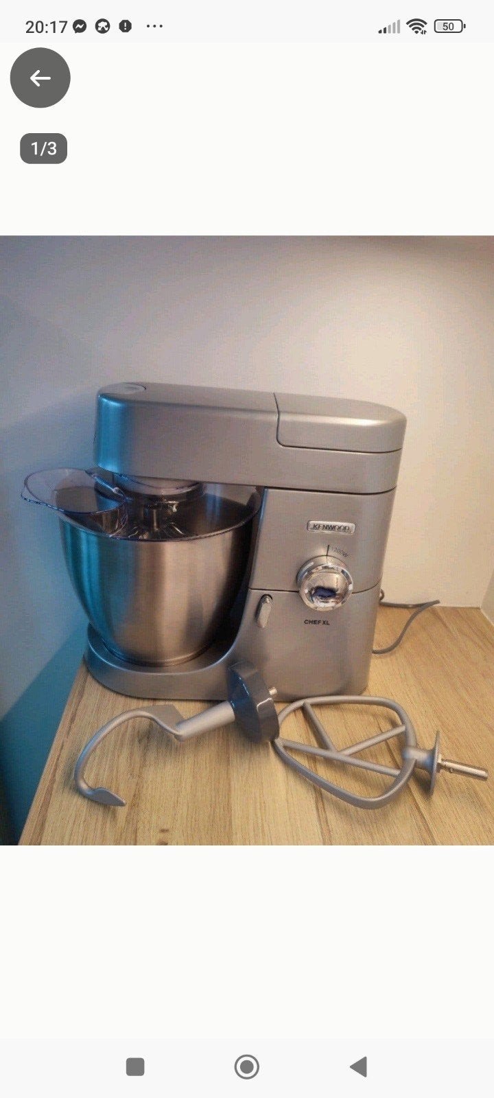Robot de cuisine kenwood, Enlèvement