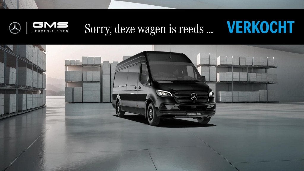 Mercedes-Benz Sprinter 319 CDI GB L3 RWD 3.5T SELECT /53.550, Automaat, Zwart, Zwart, Mercedes-Benz