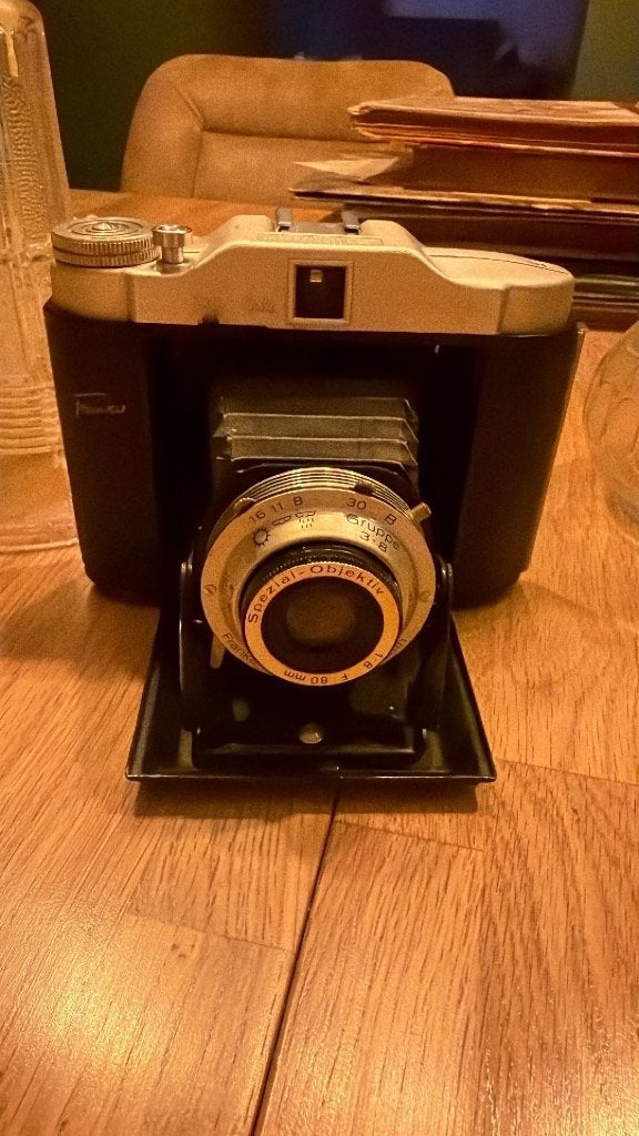 Ancien appareil photo Franka solida modèle record 1952/1958, Enlèvement, Utilisé, Compact, Autres Marques