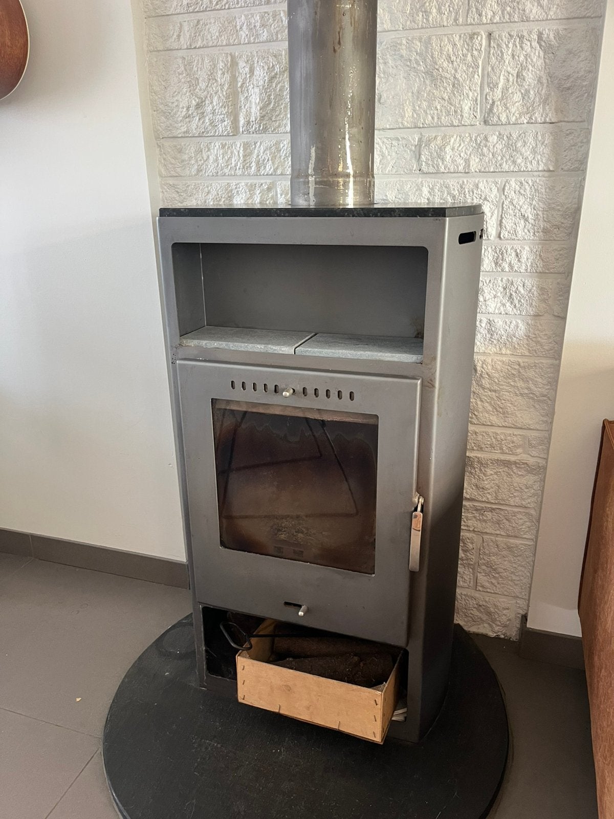 Houtkachel, Huis en Inrichting, Kachels, Ophalen, Gebruikt, Houtkachel, Vrijstaand
