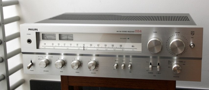 Philips Receiver 22AH684, Audio, Tv en Foto, Versterkers en Ontvangers, Gebruikt, Ophalen, Overige merken, Minder dan 60 watt