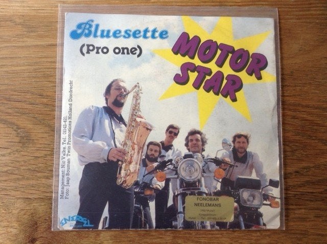 single bluesette, Cd's en Dvd's, Vinyl Singles, Pop, Beschermende buitenhoes, Fotohoes, Originele persing, 7 inch, Ophalen of Verzenden