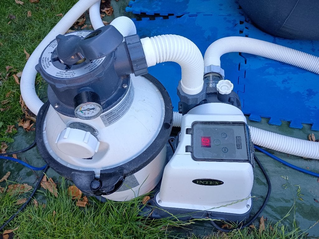 Zandfilter intex, Ophalen, Gebruikt, Zwembadpomp