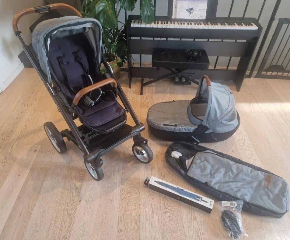 Bijna nieuw, compleet pakket met mutsy buggy kinderwagen, Kinderen en Baby's, Kinderwagens en Combinaties, Zo goed als nieuw, Combiwagen