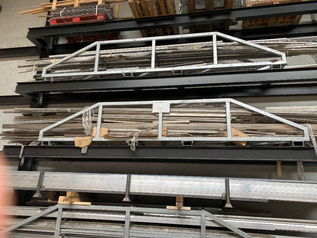 Voorraad alu profielen, Ophalen, Zo goed als nieuw, Aluminium