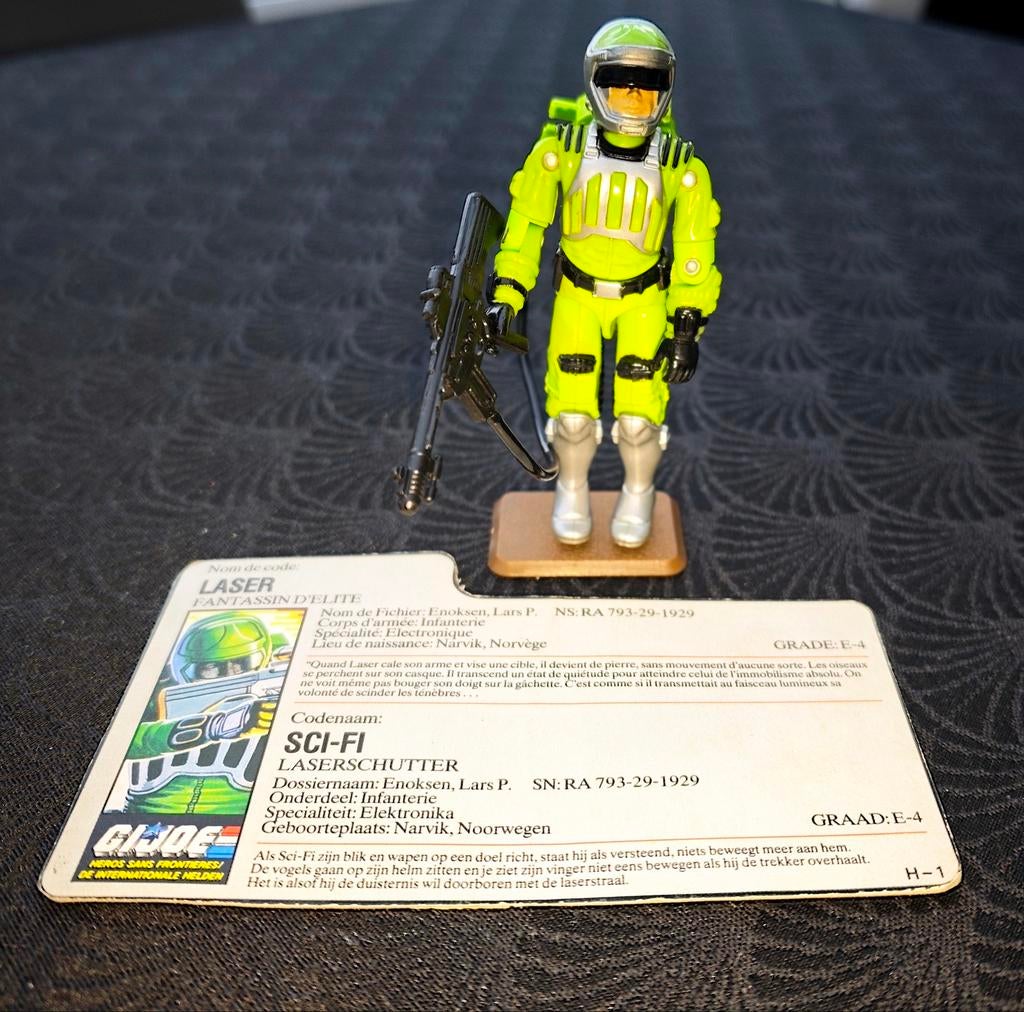 G.I. JOE figuurtje Sci-Fi / laser (vintage 1986), Ophalen