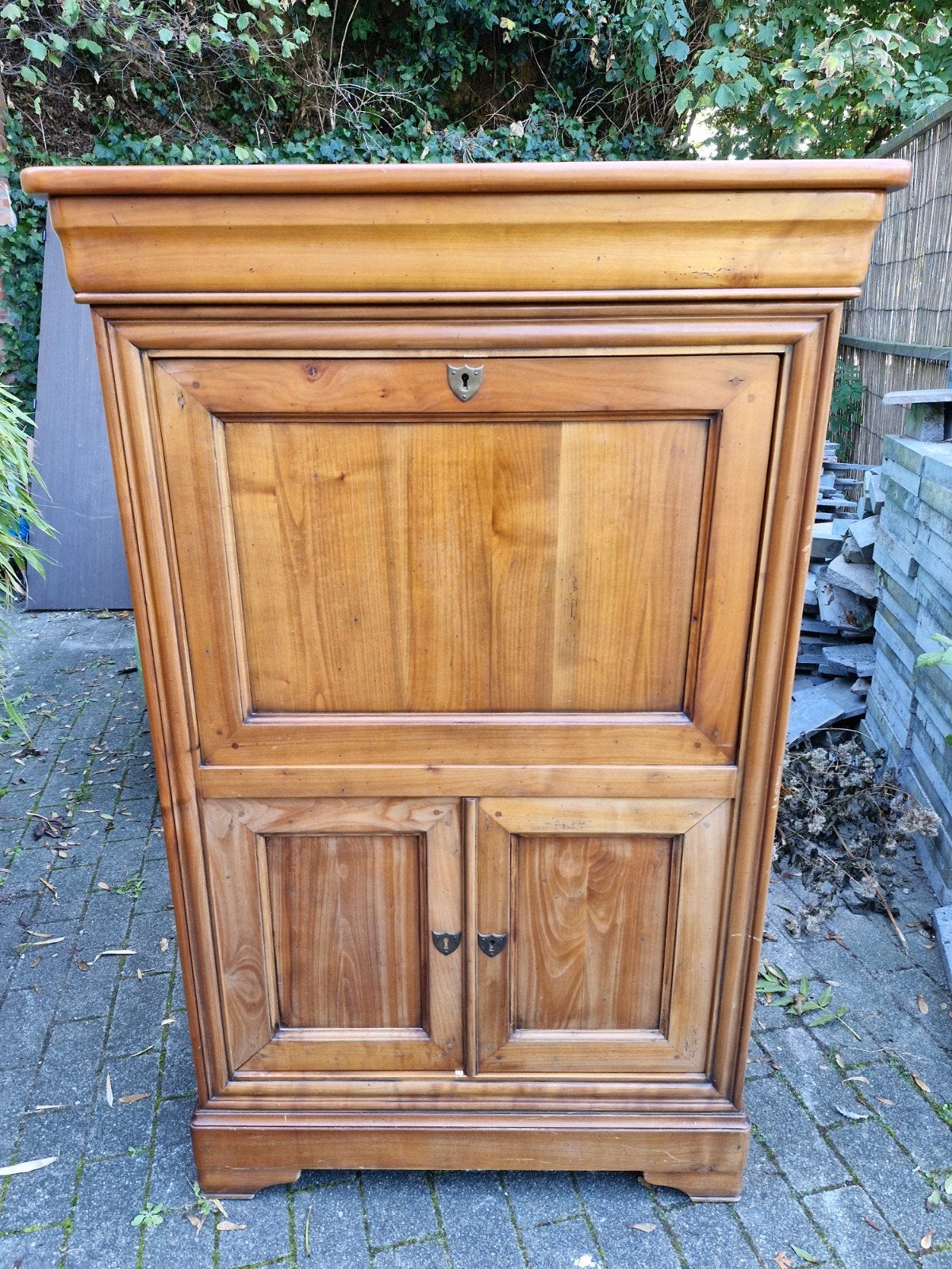 Secrétaire style Louis-Philippe merisier, Antiquités & Art, Enlèvement