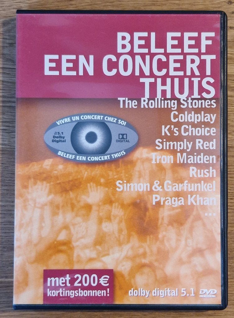 Beleef een concert thuis - DVD, Suppléments, Enlèvement ou Envoi, Tous les âges, Comme neuf