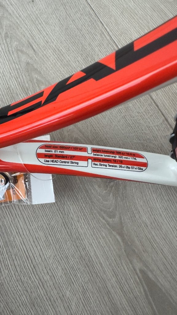HEAD tennisracket, Sport en Fitness, Tennis, Nieuw, Ophalen of Verzenden, Head, Racket