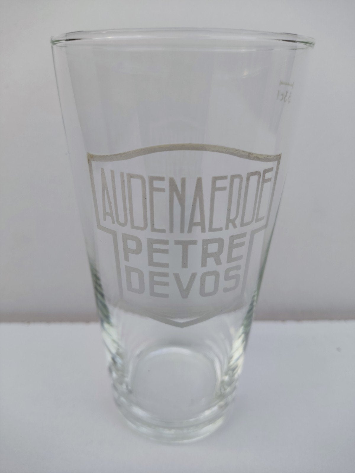 Verre de collection rare Petre-Devos Oudenaarde - Belge, Collections, Enlèvement, Comme neuf, Verre à bière