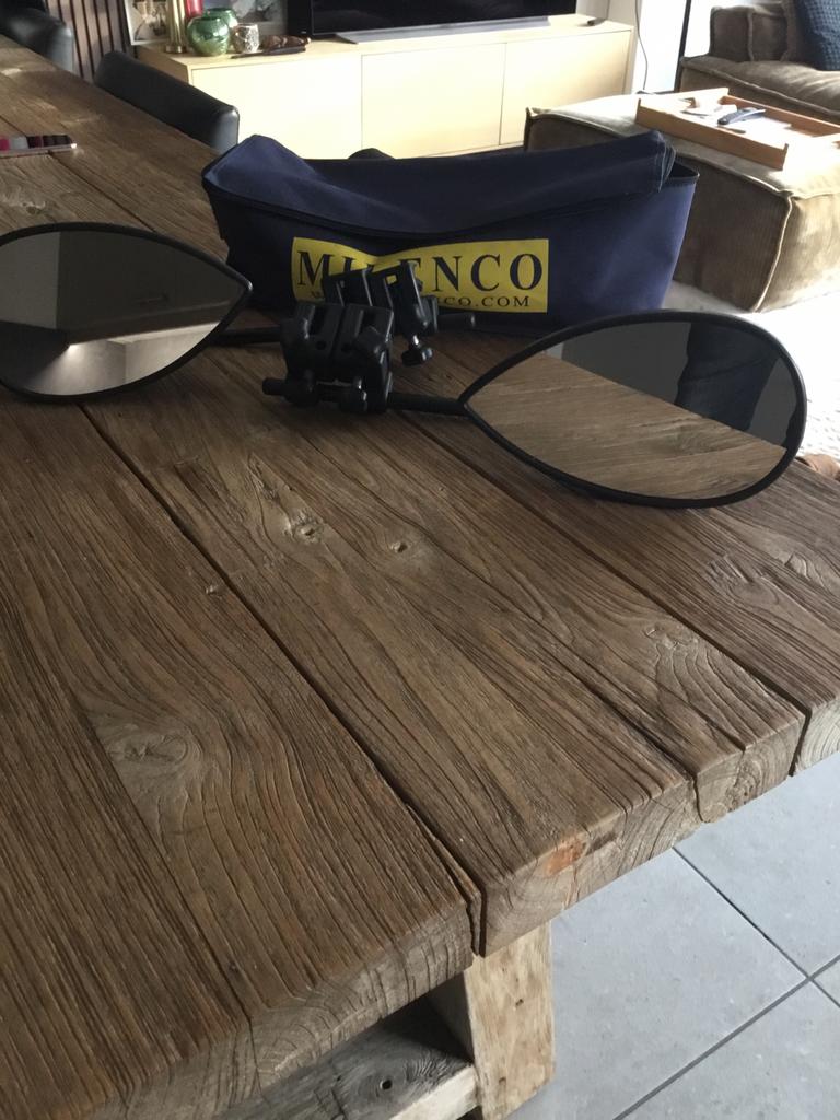 Milenco spiegels, Ophalen