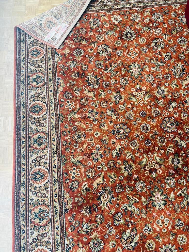 Tapis Belge Lano en Laine, 200 cm ou plus, 150 à 200 cm, Comme neuf, Brun
