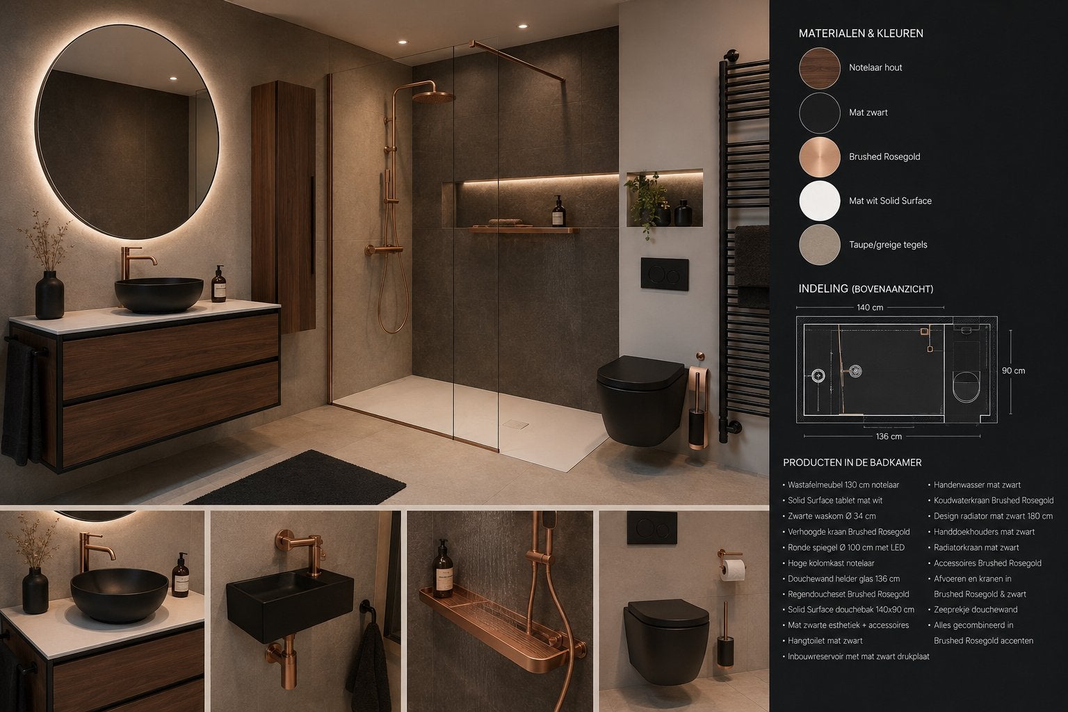Nieuwe badkamer in orginele verpakking - weg wegens verhuis, Ophalen, Nieuw, Met douche