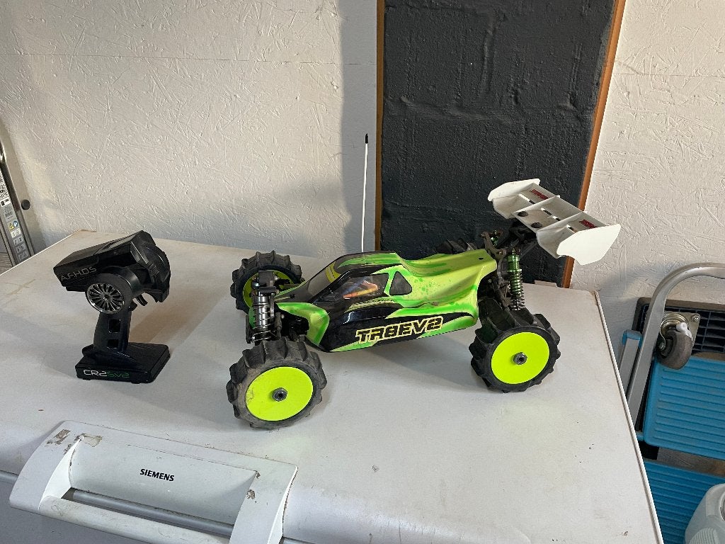 Buggy 1/8 op afstand bestuurbare auto met Absima, Gebruikt, Auto offroad, RTR (Ready to Run), Ophalen