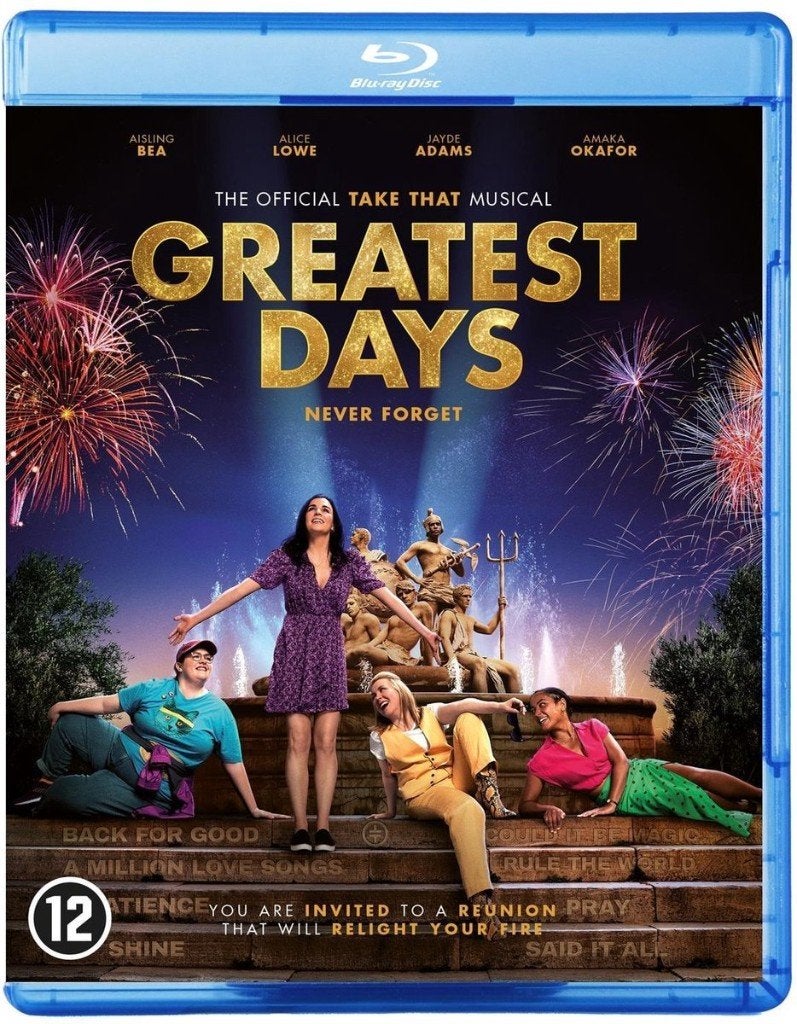 Greatest Days, Enlèvement ou Envoi, Concert, Blu-ray