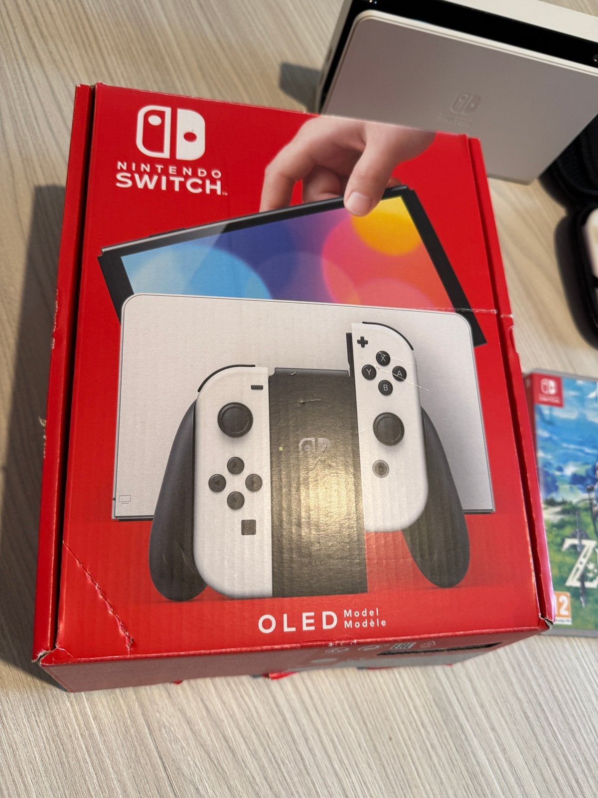 Nintendo switch Oled en toebehoren!, Ophalen of Verzenden, Zo goed als nieuw, Switch OLED, Met games